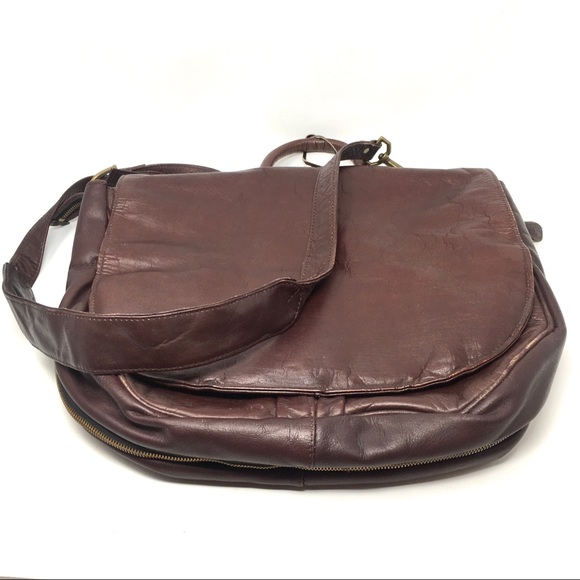 🛑SOLD🛑 Vintage Frye XL Messenger Bag - Picture 3 of 8